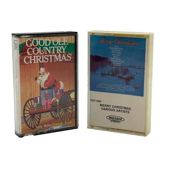 Good Ole Country Christmas CBS Special & Merry Christmas Various Artist Cassette - Picture 1 of 9